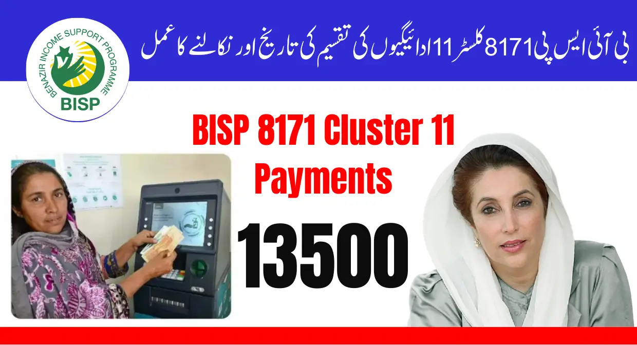BISP 8171 Cluster 11 Payments Disbursement Date & Withdrawal Process