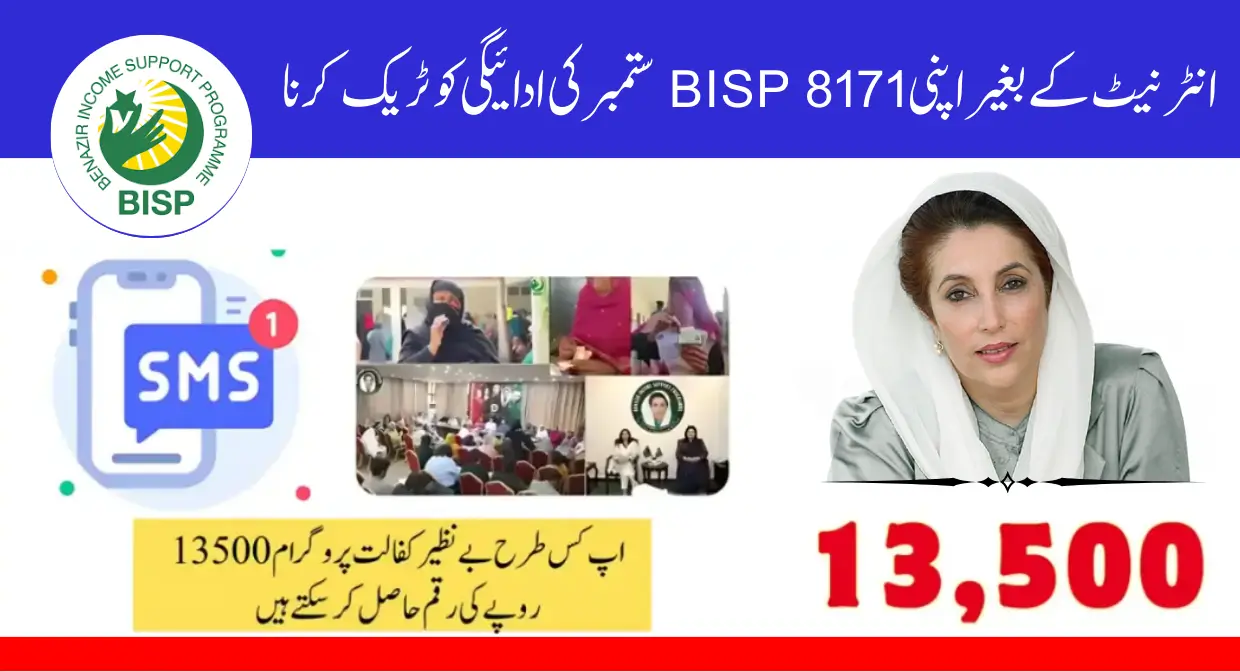 How to Track Your BISP 8171 September Payment Without Internet Latest Method
